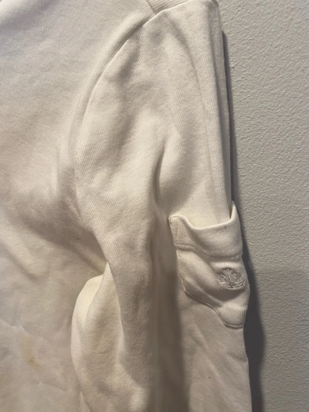 Lauren Ralph Lauren White Long Sleeve Tee size Medium - Picture 3 of 4